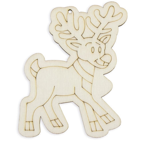 Set Piezas Madera Happy Christmas (incluye 4 piezas)