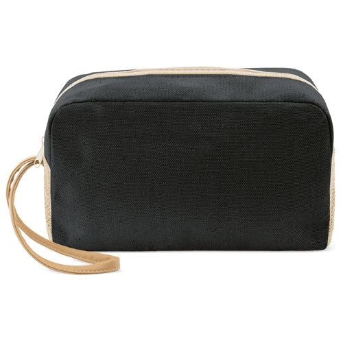 Neceser Unisex De Algodon Negro