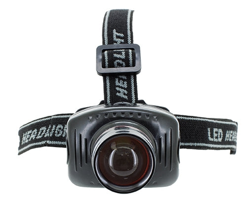 Linterna Frontal Zoom 4 Funciones Negro