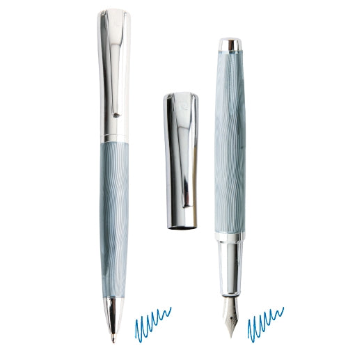 Set Boligrafo Y Pluma Pierre Cardin Plata