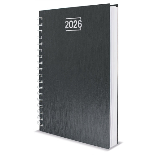 Agenda Anilla Metalizada Plomo