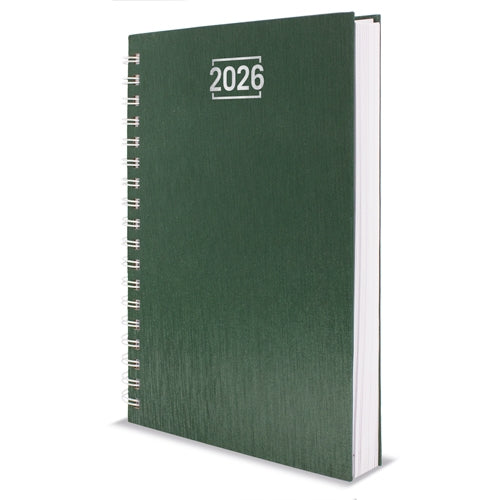 Agenda Anilla Metalizada Verde