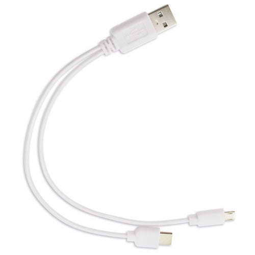Cargador Conexion Micro Usbreon Blanco Blanco