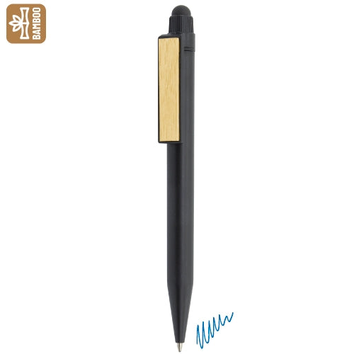 Boligrafo Touch Con Clip Bambu "Bali"