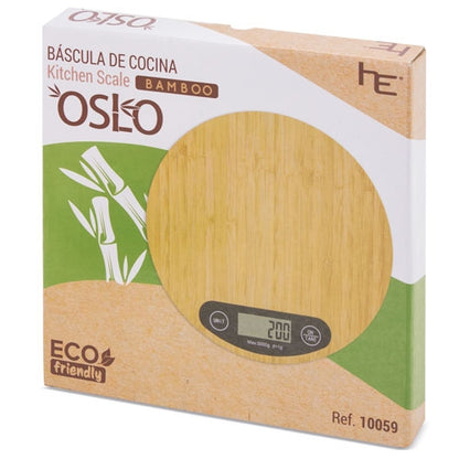 Bascula De Cocina Bambu