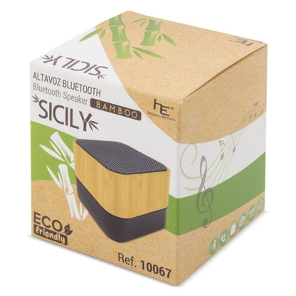 Altavoz Bluetooth De Bambu "Sicily"