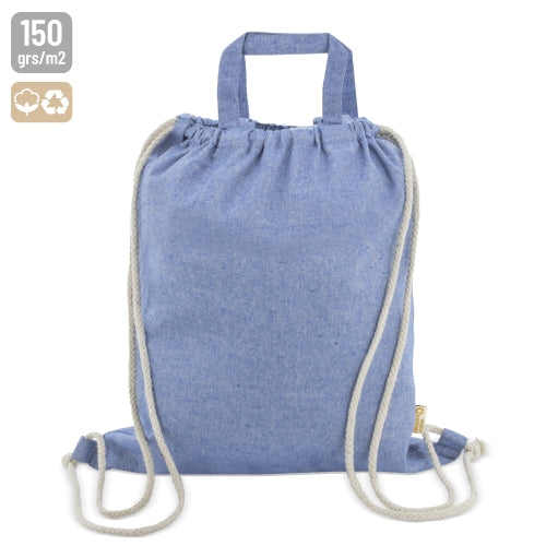 Bolsa Mochila De Algodón Reciclado "Agra"