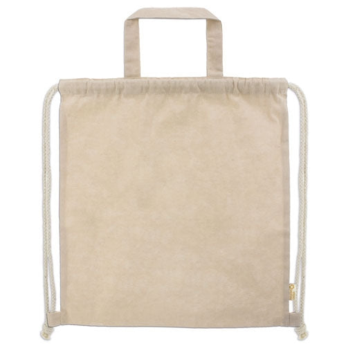 Bolsa Mochila De Algodón Reciclado "Agra"