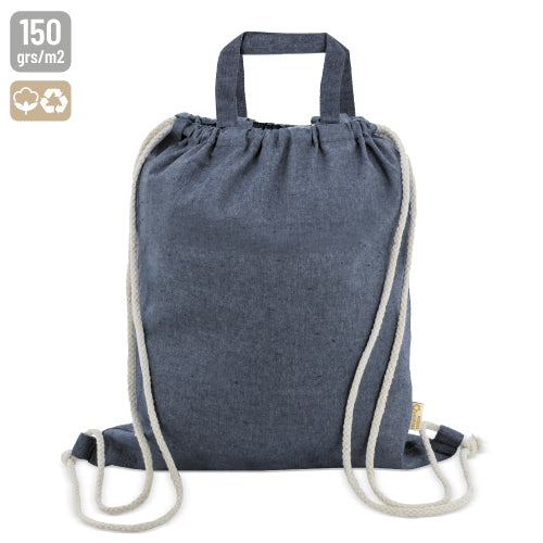 Bolsa Mochila De Algodón Reciclado "Agra"
