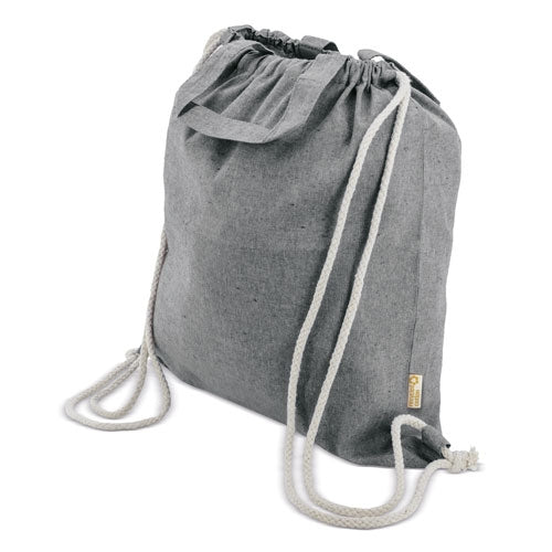 Bolsa Mochila De Algodón Reciclado "Agra"