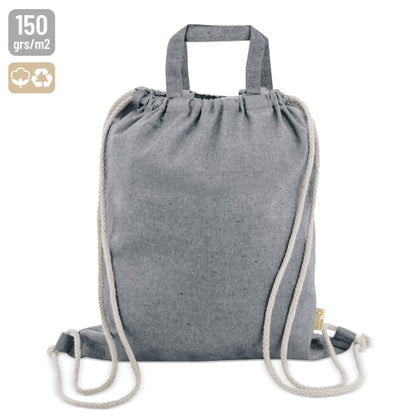 Bolsa Mochila De Algodón Reciclado "Agra"