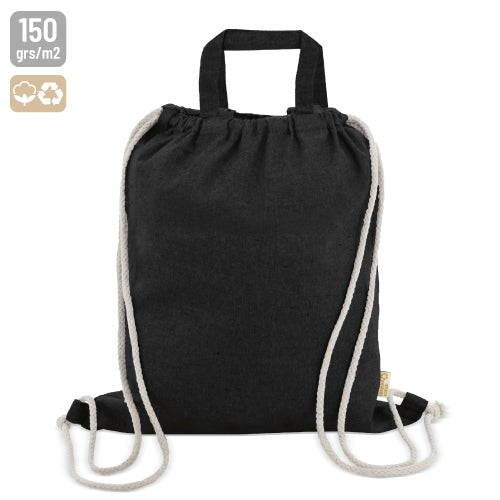 Bolsa Mochila De Algodón Reciclado "Agra"