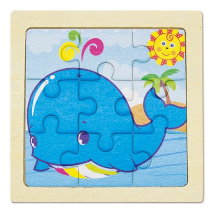 Set De 5 Puzzles En Madera Natural