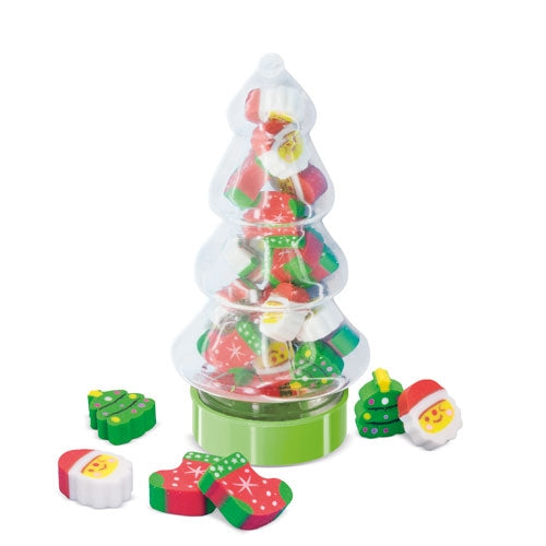 Set De Gomas Navideño "Fir Tree"