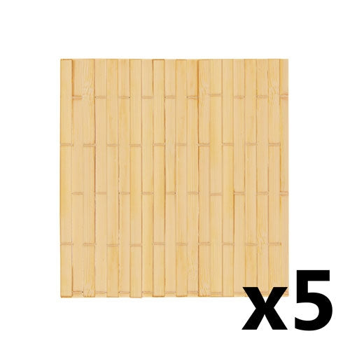 Set 5 Posavasos De Bambú "Ceylan"
