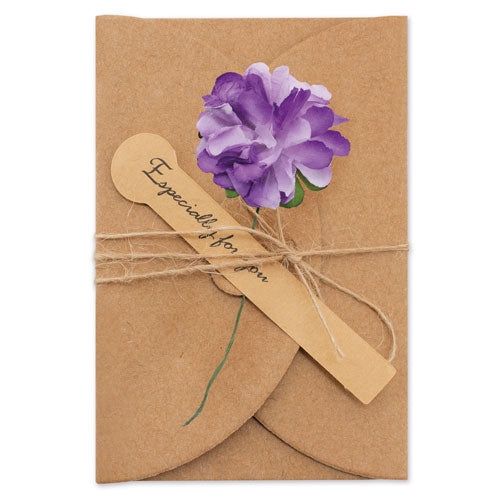 Tarjetas Vintage Flores Secas (Pack De 10)