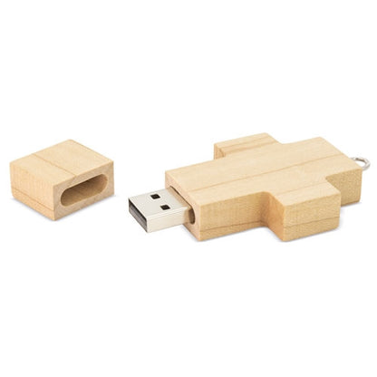 Usb Cruz De Bambú 32Gb "Holy"