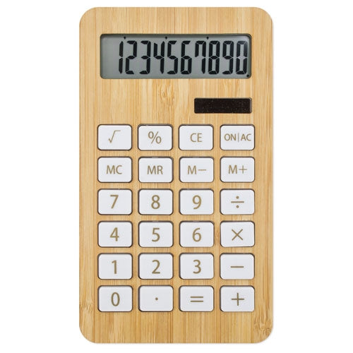 Calculadora Bambú/Fibra De Trigo "Biomat"