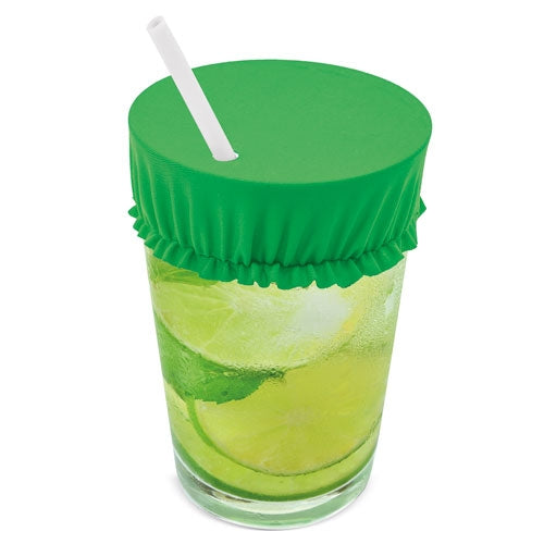 CUBRE VASOS DE TELA VERDE