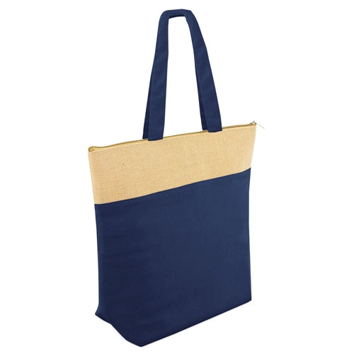 Bolsa Nevera Azul-Beige