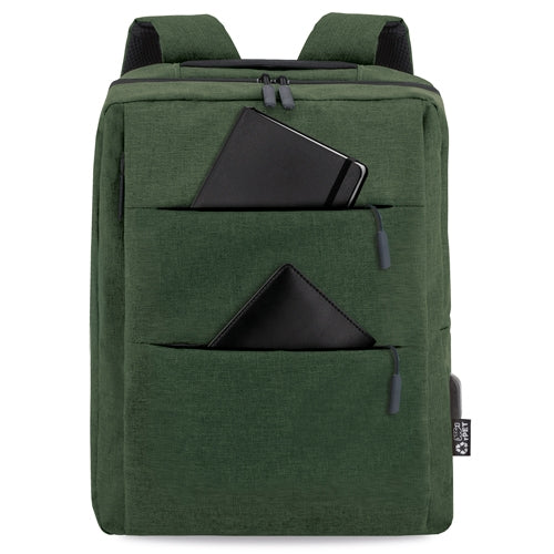 Mochila Portaordenador Verde