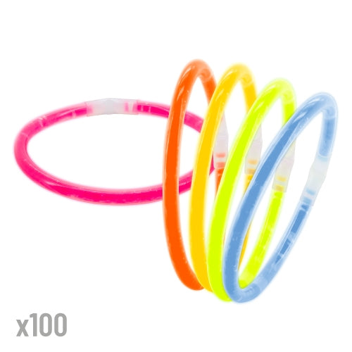 Pulseras Luminosas "Neón" (Pack De 100)