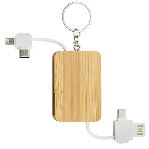 Cargador-Llavero Conectores Ecológico "Fluk"