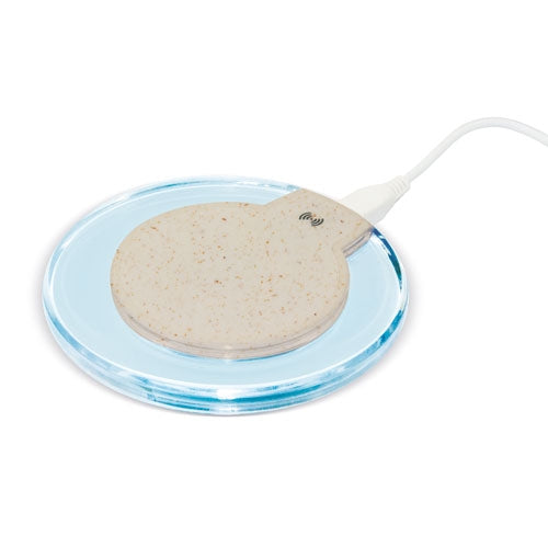 Cargador Inalambrico "Metra" Fibra De Trigo