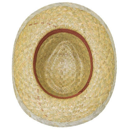 Sombrero Paja Verde Cinta Interior