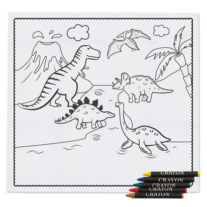 Mantel Entretenimiento Infantil Con Ceras "Saurus"