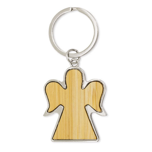 Llavero De Bambú "Angelical"