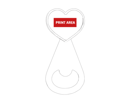 Abrebotellas Forma Corazón "Love Me"