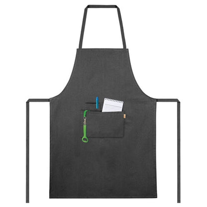 Delantal Algodón Reciclado 180 G Plomo