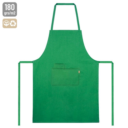Delantal Algodón Reciclado 180 G Verde
