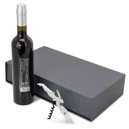 Estuche Vino Px Con Abridor Sacacorchos