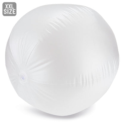 Balon De Playa Blanco Translucido