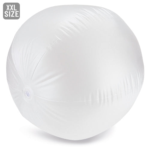 Balon De Playa Blanco Translucido