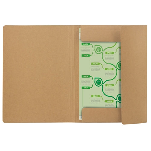 Carpeta Reciclada Con Gomas "Academy"