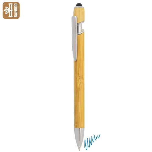 Boligrafo De Bambú Con Touch " Riverside"