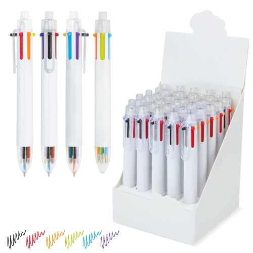 Set De Boligrafo 6 Colores "Creativ"