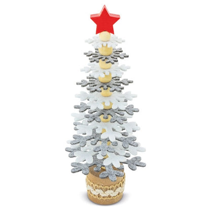 Arbolito De Navidad Rpet Y Madera Reciclada "Pukky"