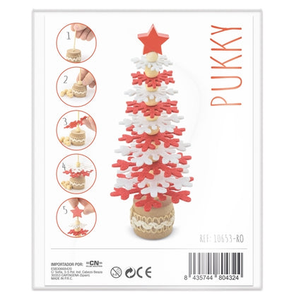 Arbolito De Navidad Rpet Y Madera Reciclada "Pukky"