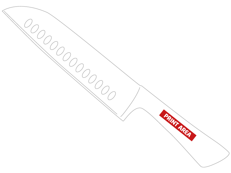 Cuchillo Profesional "Santoku"