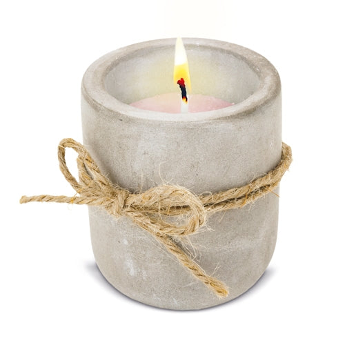 Vela Aromática Ecocemento Rosa