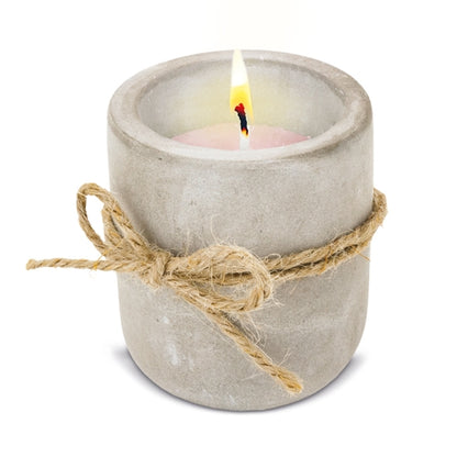 Vela Aromática Ecocemento Rosa