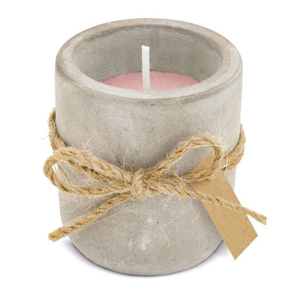 Vela Aromática Ecocemento Rosa