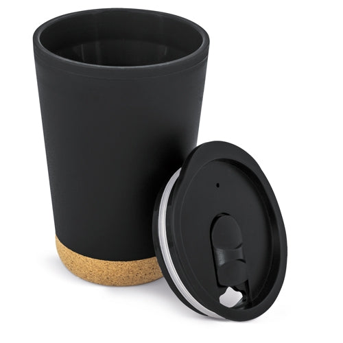 Vaso Térmico Doble Pared Pp/Corcho Negro