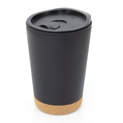 Vaso Térmico Doble Pared Pp/Corcho Negro
