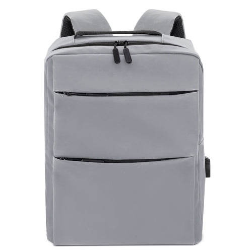 Mochila Portaordenador Soft-Touch Gris