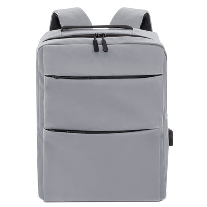 Mochila Portaordenador Soft-Touch Gris